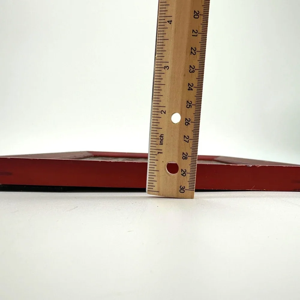 N/A red wooden